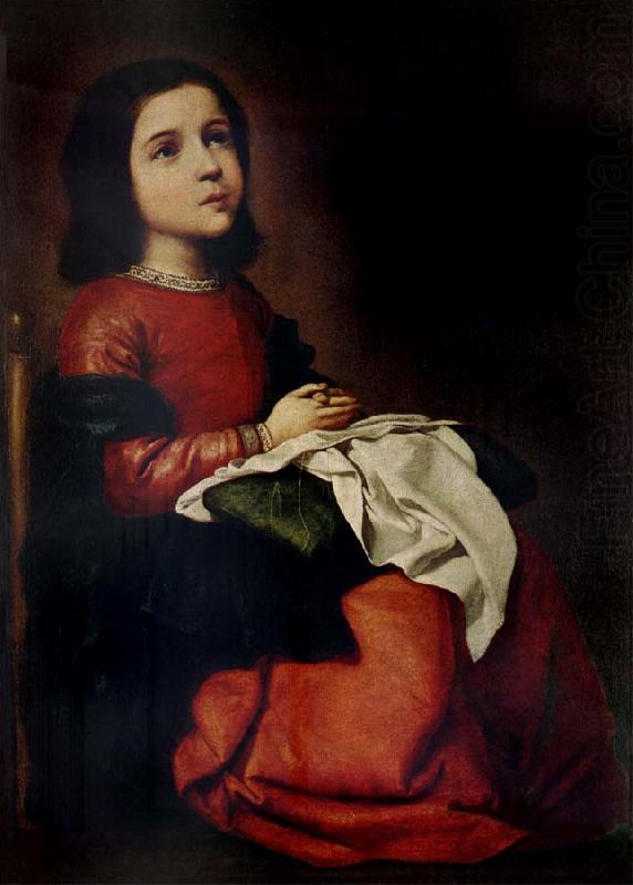 The Adolescence of the Virgin, Francisco de Zurbaran